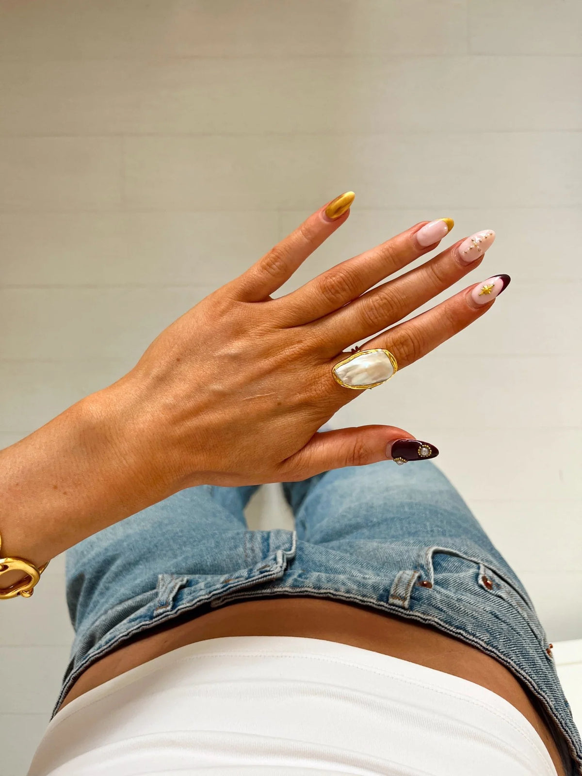 IVY PEARL RING