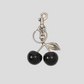 Charm para bolso de cereza