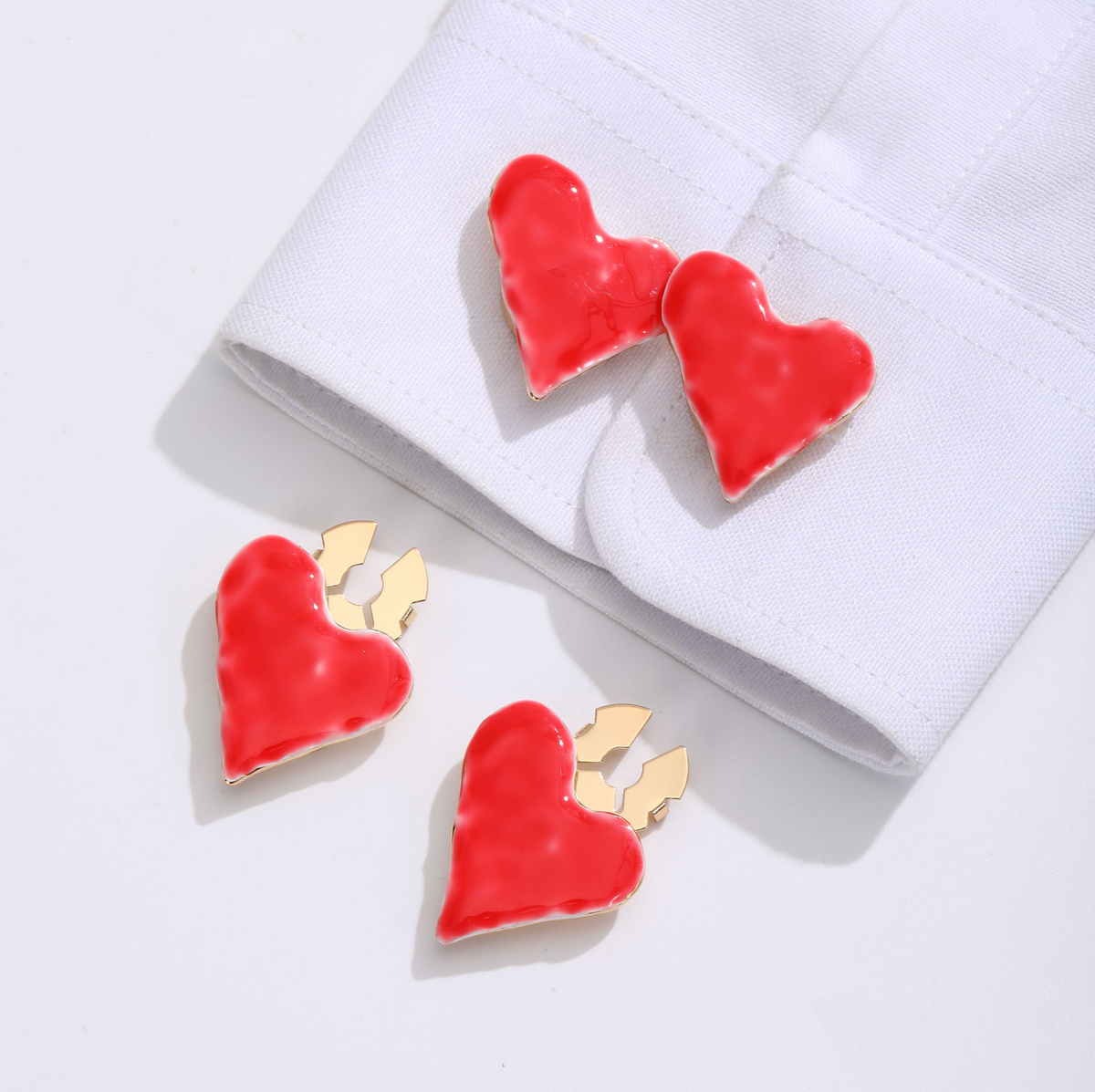 CUBIERTAS DE BOTONES DE CORAZÓN