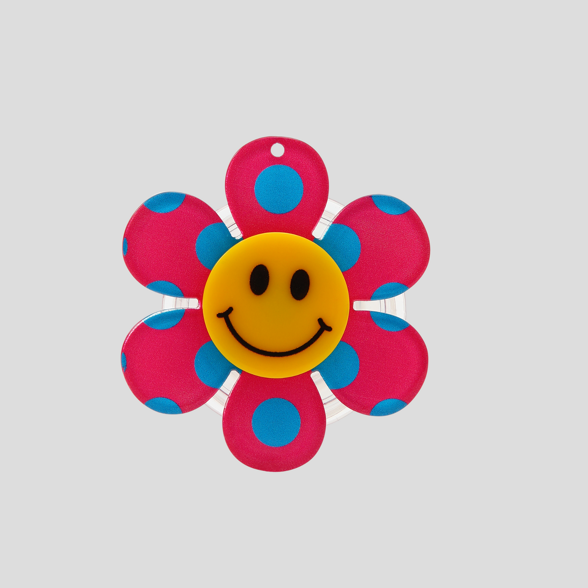 SOPORTE PARA TELÉFONO CON FLORES