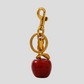 Charm para bolso de manzana