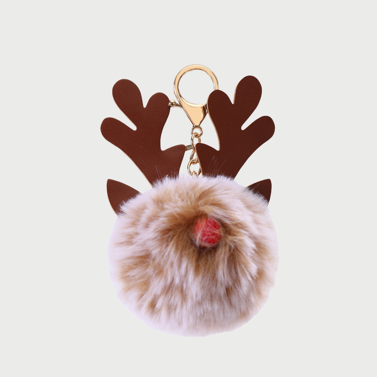 REINDEER POM BAG CHARM
