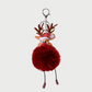 REINDEER FAUX FUR BAG CHARM