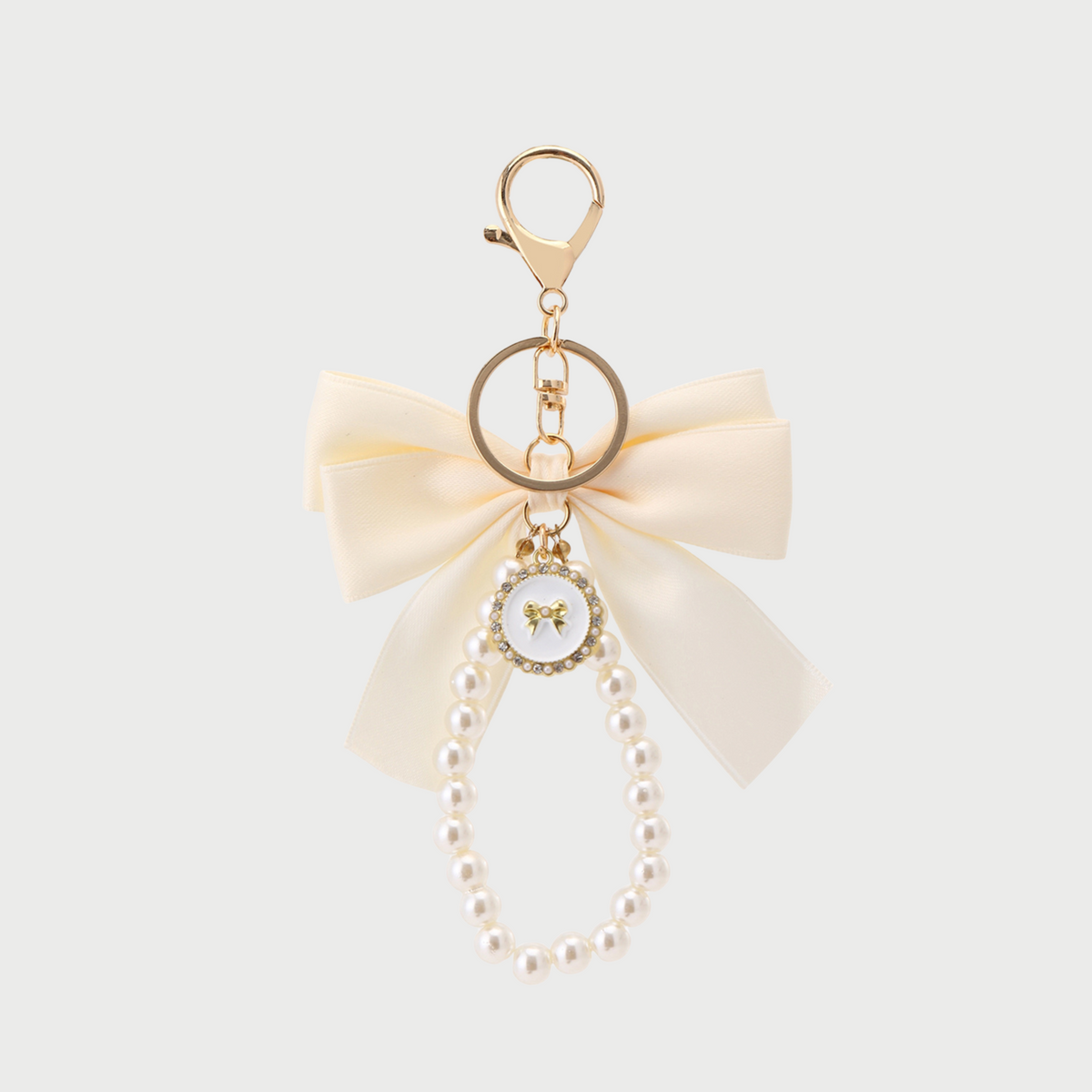 SILK BOW BAG CHARM