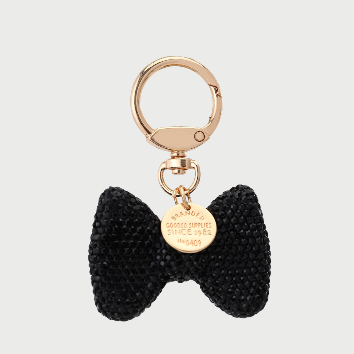 Charm para bolso con lazo glamuroso