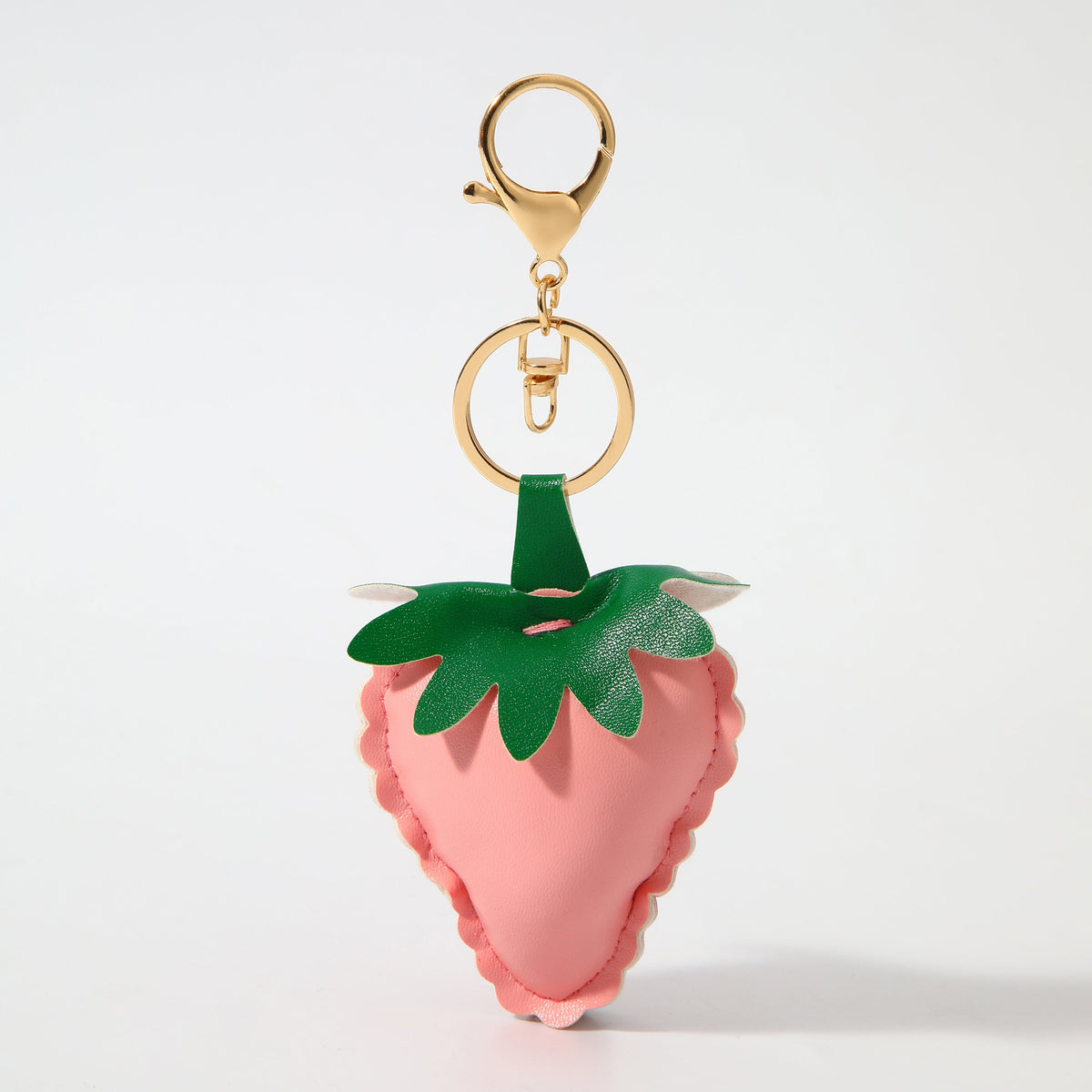 Charm para bolso de fresa