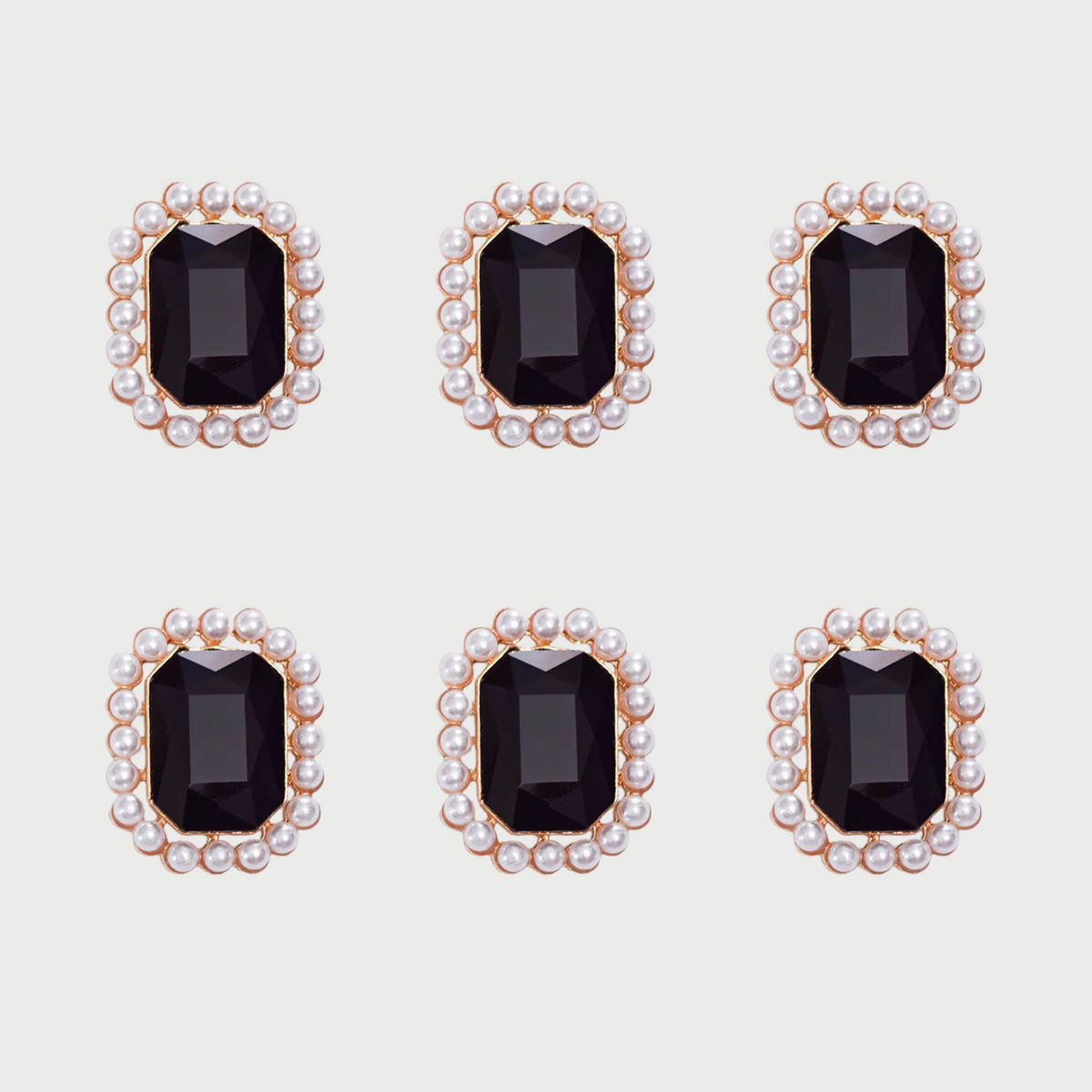 BUTTON COVERS BLACK