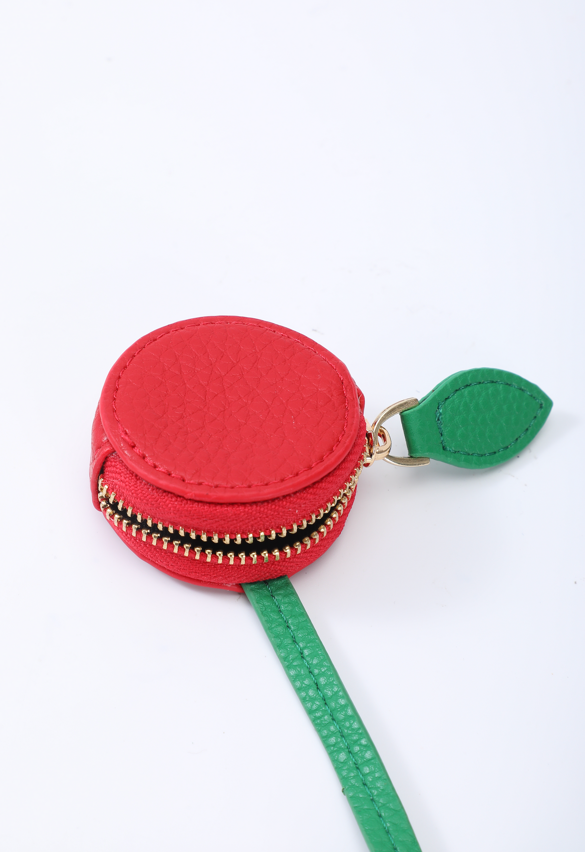 LEATHER CHERRY CHARM