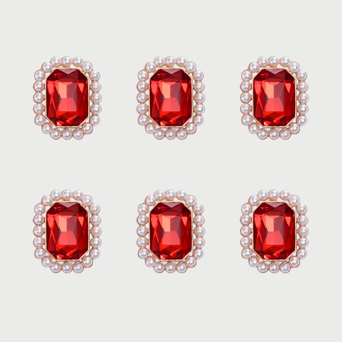 BUTTON COVERS RED
