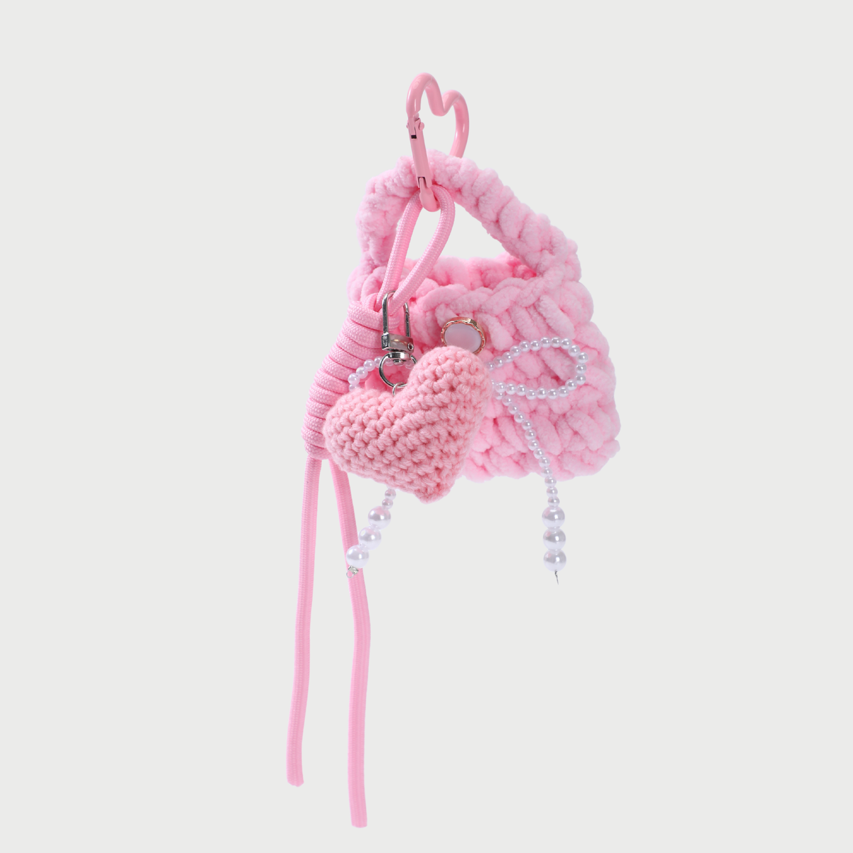 KNITTED BAGCHARM
