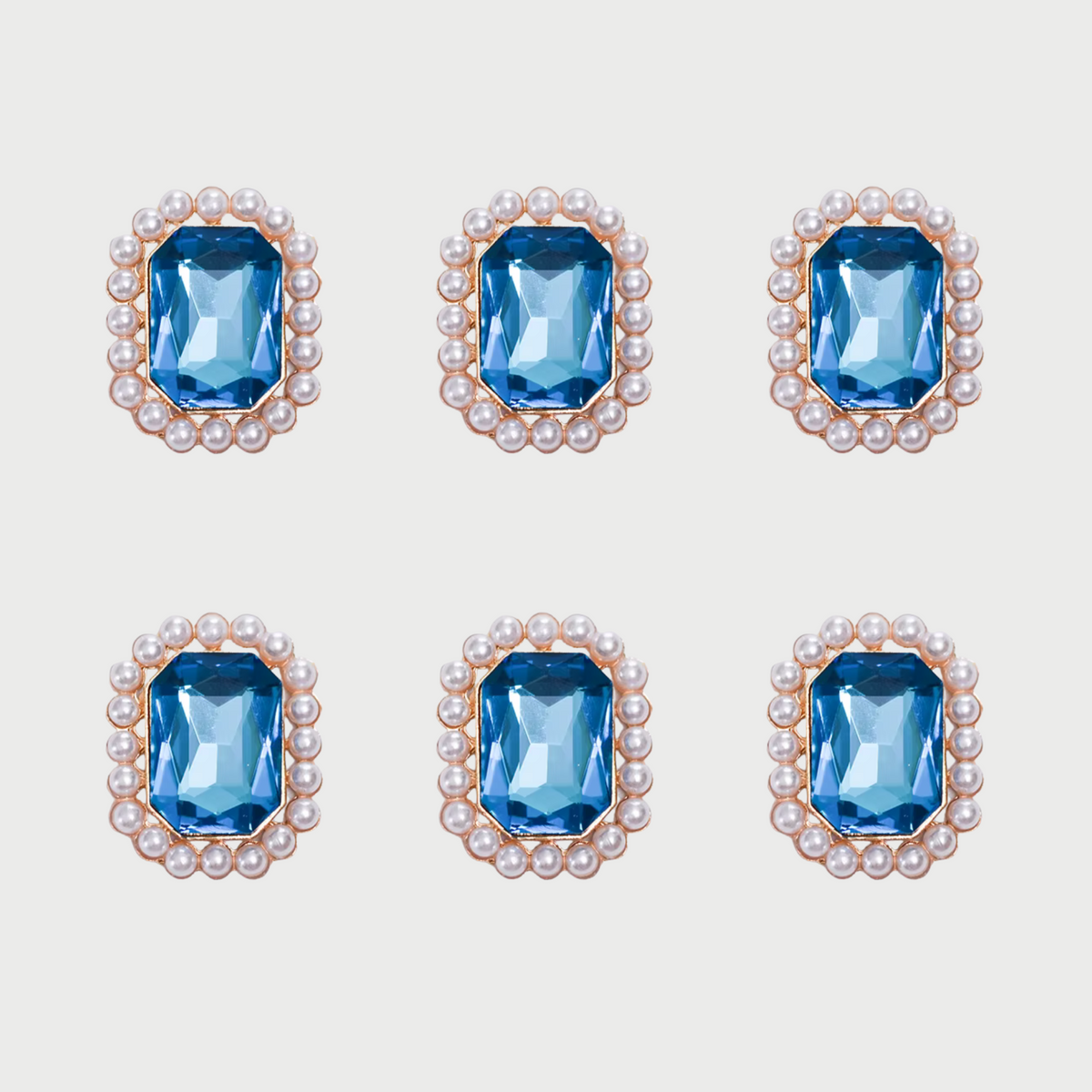 BUTTON COVERS BLUE